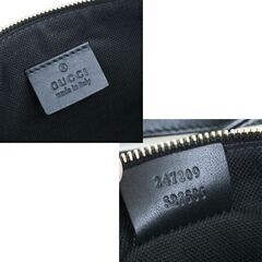本物 GUCCI トートバッグ ショルダーバッグ 247209 ブラッグ GG柄 キャンバス×レザー ポーチ付き 札幌市 清田区 平岡の画像