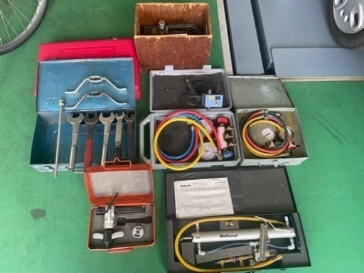 取引中　エアコン工事　工具　一式まとめて　個別売りはしません