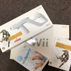 wii本体+ソフト他セットの画像