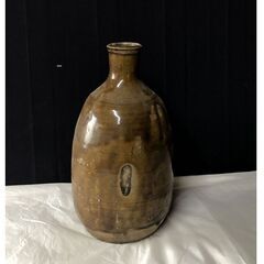 a811 古瀬戸 通い徳利 貧乏徳利 徳利 花入 壺