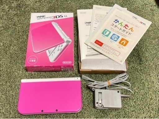 New ニンテンドー 3DS LL ピンクXホワイト