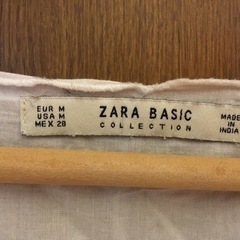 ZARA  花柄　レース風 ブラウス トップスの画像
