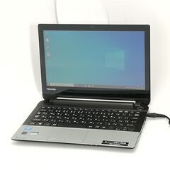 保証付 Wi-Fi有 タッチパネル 11.6型 ノートパソコン 東芝 N51/25M シルバー 中古美品 Celeron 4GB 無線 Webカメラ Windows10 Office