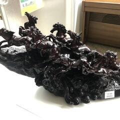 九頭馬　縁起物　置物　当店管理番号「65064」