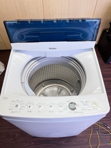 美品、洗濯機、Haier JW-C55D(W)、ハイアール