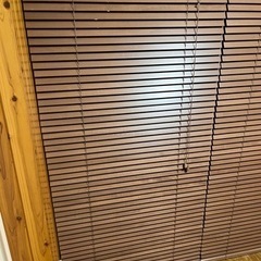 木製ブラインド　2個セット