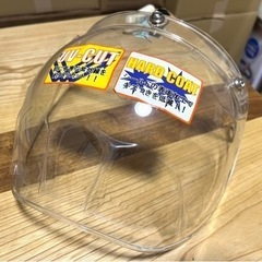 【お譲り決定】ヘルメット  シールド　クリア