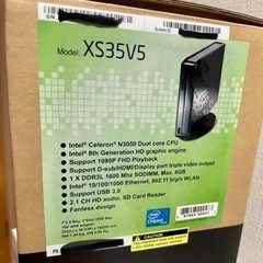 【完動品】ベアボーンPC　Shuttle　XS35V5 ファンレスの画像