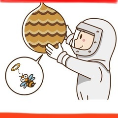 ハチの巣を駆除します　‼️