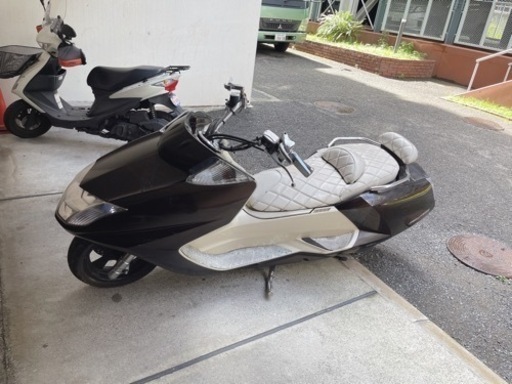 【YAMAHAマグザム】低走行　sg21高年式　ブラウン大人気　大人カスタム