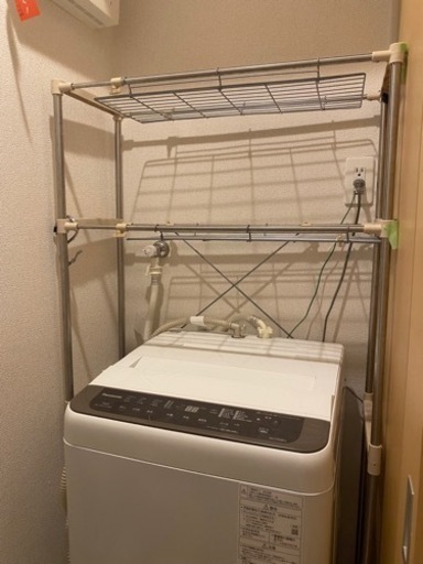 洗濯機上のラック