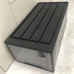 【4個セット】収納ケース ブラック ホワイト アイボリー 幅39...