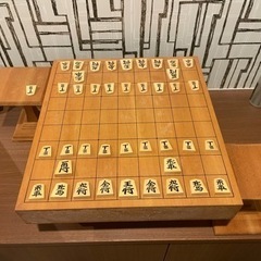 将棋盤　駒　駒置
