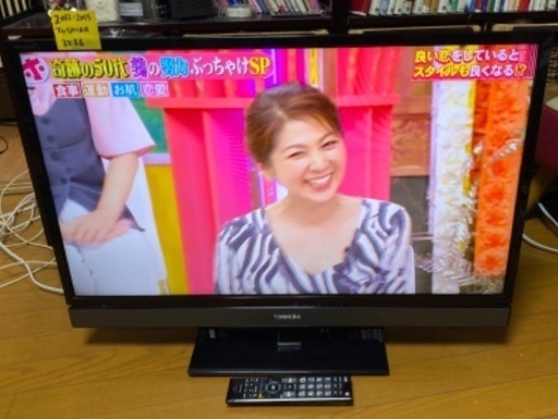 テレビ番号59 TOSHIBA REGZA 2012年製 32インチ 大阪市内 配達設置無料 保管場所での引き取りは値引きします