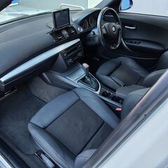 BMW116　Mスポーツ　H18　車検5/8　走行64000キロ　社外HDDストラーダFクラスHDDナビ＆フルセグTV　ETC　専用エアロ＆17AW　ハーフレザーシート　キセノンの画像