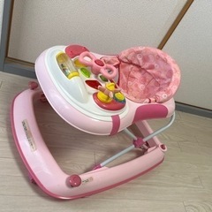 歩行器 ベビー 女の子 ピンク