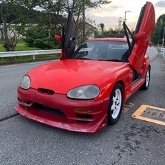 カプチーノ　エンジン静か　シザースドア　　テイクオフ　te37