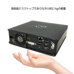 ◆ FUJITSU ESPRIMO Q520/K◆ MINI PC/Win10Pro64bit/Microsoft office2021搭載/Celeron-G1840T / メモリ4GB / HDD 500GB の画像
