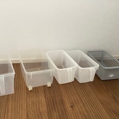 【受け渡し予定者決まりました】【お譲りします】100均　かごの画像