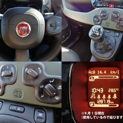 【ﾌｨｱｯﾄ★ﾊﾟﾝﾀﾞ4×4】限定ｶﾗｰ★2気筒ﾂｲﾝｴｱ★6速MT★車検R5.12まで★H26年式★記録簿ｱﾘ★ﾀｽｶﾝｸﾞﾘｰﾝ★ABA-13909の画像