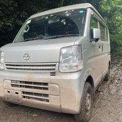 (ID4555)軽バン専門店在庫100台　４５万円　マツダ　スクラムバン新型 5AGS　車検付　平成２９年式　諸費用込５００,０００円の画像