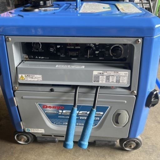 デンヨー防音型エンジン溶接機