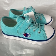 Champion チャンピオン　キッズ　スニーカー　靴　青　17cm