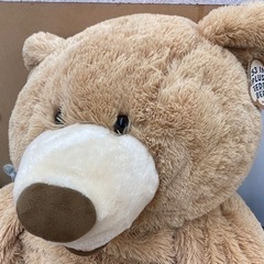 R227くまのぬいぐるみ 大きい ぬいぐるみ くま 特大身長（約）140cm 美品の画像