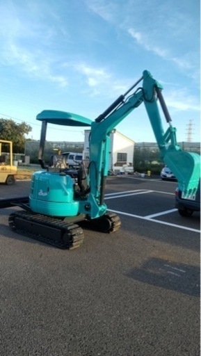 油圧ショベル、コベルコ　ミニユンボ、Beetle20SR SK20SR ハサミ取付可能