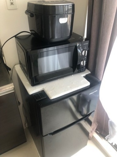 家電セット（冷蔵庫、電子レンジ、炊飯器）9月3日まで