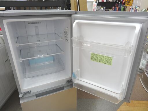 西岡店 冷蔵庫 152L 2ドア 2021年製 シャープ SJ-D15G-S シルバー 100Lクラス SHARP