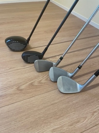 フォーティーン　5本セット　右打ち　ゴルフ　カバー　バッグ付き