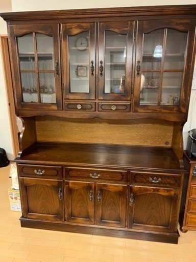 カリモク家具　ダイニング/コロニアル　飾り棚