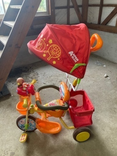 アンパンマン　自転車　三輪車　子供