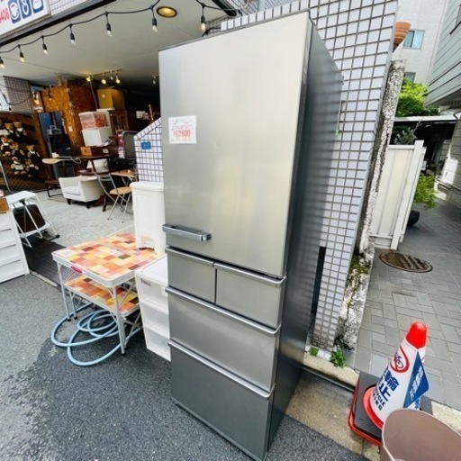 【売約済み】　ノンフロン冷凍冷蔵庫　冷蔵庫　AQUA アクア　2019年　AQR-SV42H 幅60cm 5D 5ドア　ファミリーサイズ　大型　大型冷蔵庫　検　6ドア　415L
