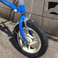 ブリヂストン 折りたたみ自転車 トランジットコンパクト 12.5 インチ 青の画像