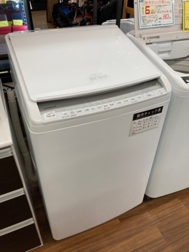 洗濯機　HITACHI BW-DV80F