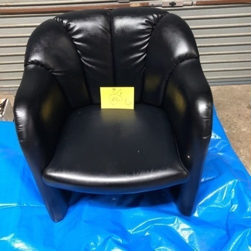 業務用 店舗用 1人用 ソファー 黒色 ★ 北海道旭川市直接取引歓迎品★ ④