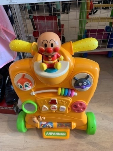 ■店頭引取限定■アンパンマン カート 車
