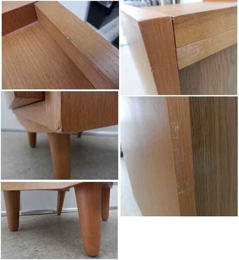 廃盤品！ サイドチェスト ウニコ アルベロ 3段 45×44×69.5  unico ALBERO ナイトテーブル ベッドテーブル キ