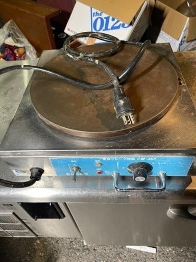 良品　ニチワ　電気クレープ焼器