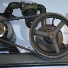 日立製真空ポンプ　ジャンク品　HITACHI パーツ取り