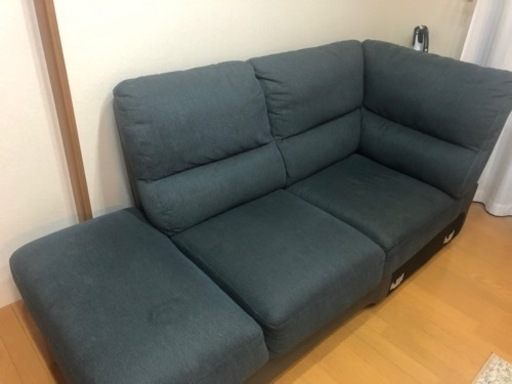 (お取引中)カウチソファー　ニトリ