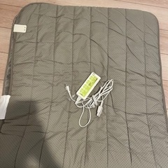 山善　電熱マット(一人用)0円の画像