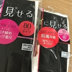 取引場所　南観音　K 2209-030   【未使用品】タイツ　2足セットの画像