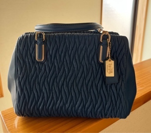 ◆新品◆コーチ　coach◆ボストンショルダーバッグ　ブルー