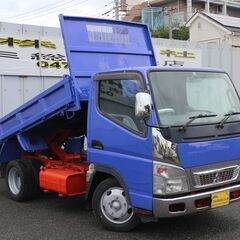キャンター　2ｔダンプ　低床 全塗装済み　メッキカスタム
