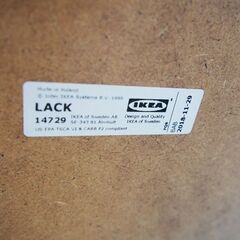 IKEA LACK コーヒーテーブル センターテーブル 幅90 奥行55 高さ45.5cm (CA82)の画像