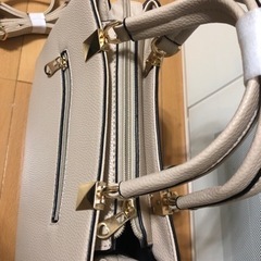 リボンモチーフトートバッグ　ハンドバッグ ショルダーバッグ　の画像