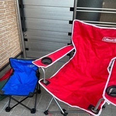 アウトドア用折りたたみ椅子の画像